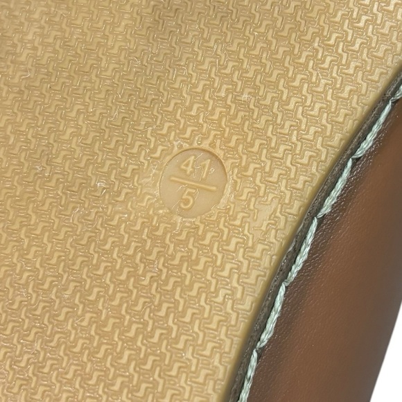 CHARIX - CAMEL BLACK SLIP ONS SHOES LOAFERS - HANDMADE FLATS - size 41.5 - Picture 13 of 14